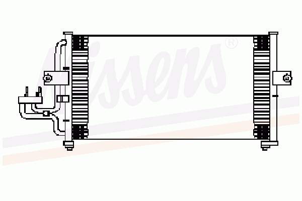 Condensador aire acondicionado 94349 Nissens