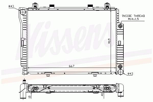 Comprar 62714A Nissens Radiador de auto