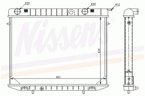 63245 Nissens Refrigeración del motor