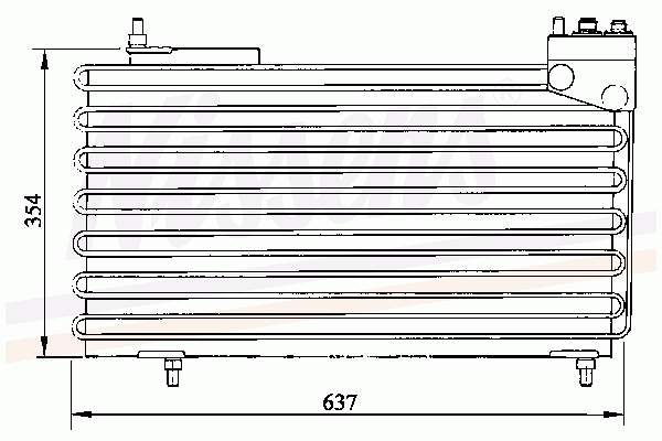 Condensador aire acondicionado 94002 Nissens