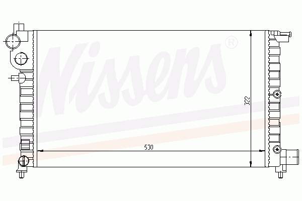 63523 Nissens Refrigeración del motor