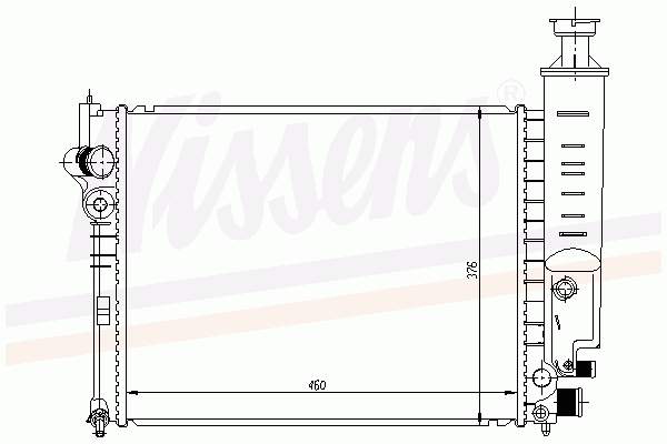 63465 Nissens Refrigeración del motor