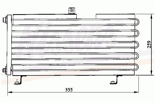 Condensador aire acondicionado 94005 Nissens