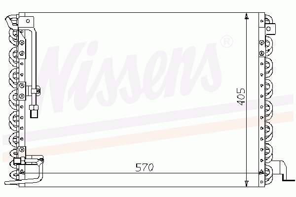 Condensador aire acondicionado 94149 Nissens