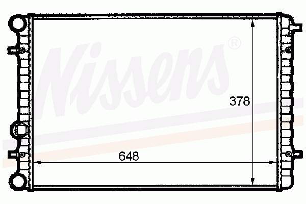 Água radiador Nissens 65228 precio, desde 63,03 EUR