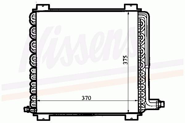 94250 Nissens condensador aire acondicionado