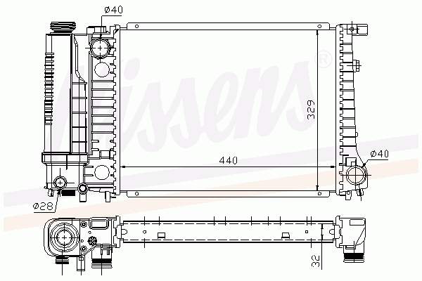 Comprar 60735A Nissens Radiador de auto
