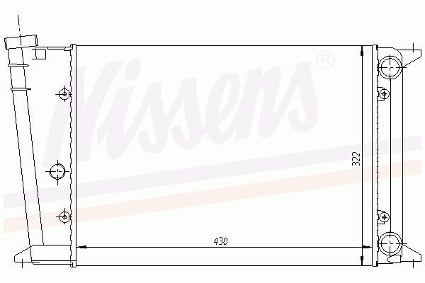 65050 Nissens Refrigeración del motor