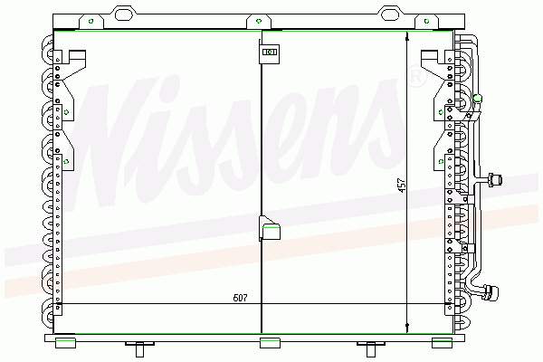 94270 Nissens condensador aire acondicionado