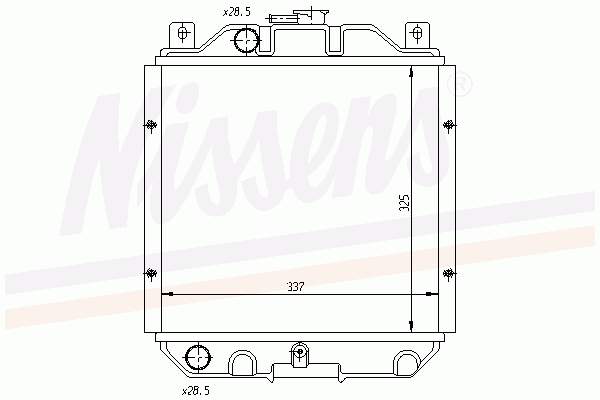 1770082622 Suzuki radiador refrigeración del motor