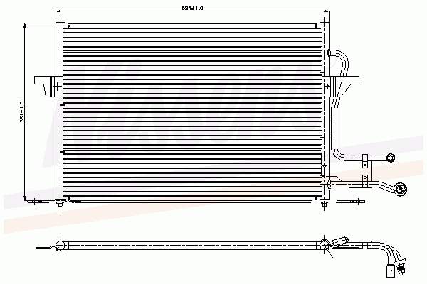 Condensador aire acondicionado 94189 Nissens