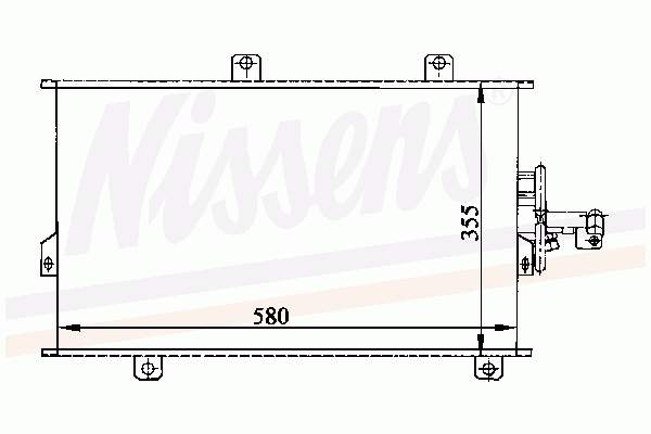 94094 Nissens condensador aire acondicionado