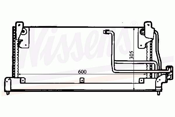 94228 Nissens Radiador de aire acondicionado