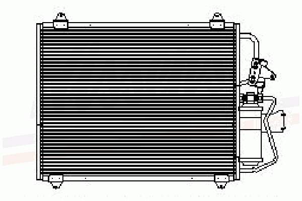 Radiador de aire acondicionado para Renault Safrane (B54)