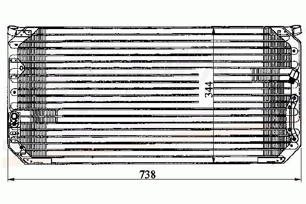 Aire acondicionado capacitor 94304 Nissens