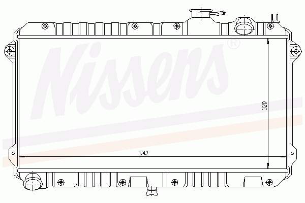Água radiador Nissens 62447 precio, desde 116,58 EUR