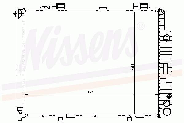 Água radiador Nissens 62691A precio, desde 110,14 EUR