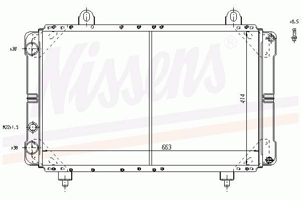 Comprar 63558 Nissens Radiador de auto