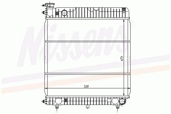 Comprar 62635 Nissens Radiador de auto