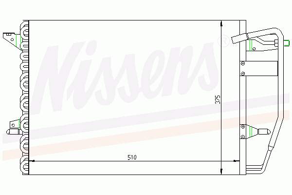 Condensador aire acondicionado 94192 Nissens