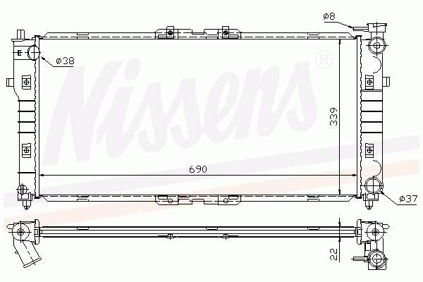 Comprar 62392A Nissens Radiador de auto