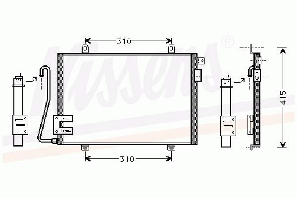 Comprar 94279 Nissens Condensador de aire acondicionado