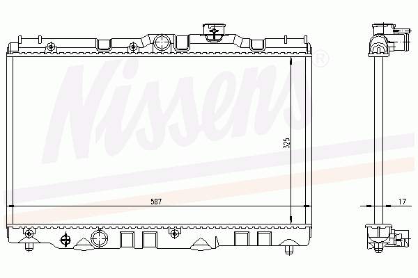 64741 Nissens Refrigeración del motor