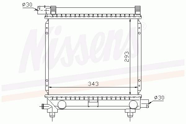 Comprar 62551 Nissens Radiador de auto