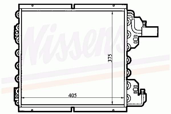 94243 Nissens condensador aire acondicionado