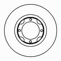 4351216010 Toyota freno de disco delantero