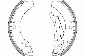 2747266 NK zapatas de frenos de tambor traseras