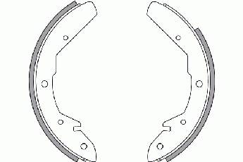 2747275 NK zapatas de frenos de tambor traseras