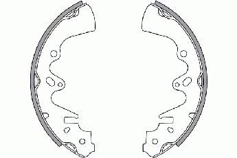 2732397 NK zapatas de frenos de tambor traseras