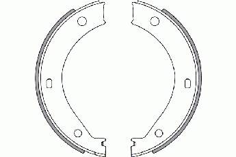 Juego de zapatas de frenos, freno de estacionamiento BMW 5 E28