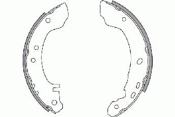 2722531 NK zapatas de frenos de tambor traseras