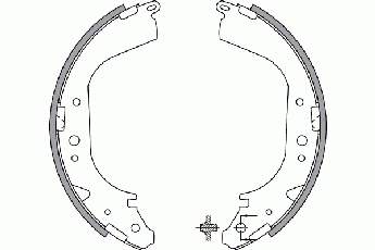 Zapatas de frenos de tambor traseras ADN14146 Blue Print