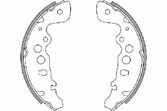 2752608 NK zapatas de frenos de tambor traseras