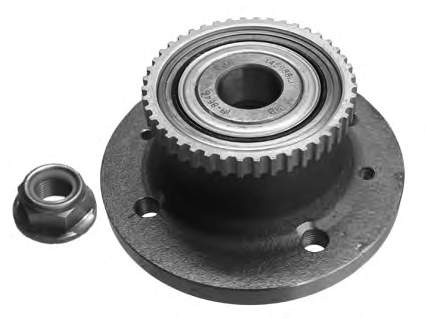 Cubo de rueda trasero 702351 Optimal
