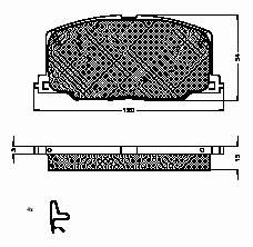 9549 Optimal pastillas de freno delanteras