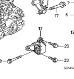 Montaje De Transmision (Montaje De Caja De Cambios) 50850SZAA02 Honda