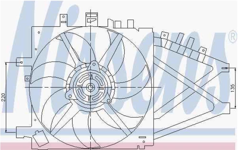 Ventilador de radiador Nissens 85190 precio, desde 59,53 EUR