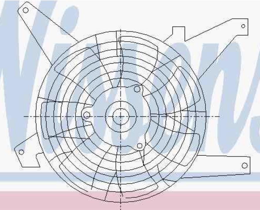 Difusor del radiador del aire acondicionado con ventilador y motor Nissens 85383 precio, desde 120,52 EUR