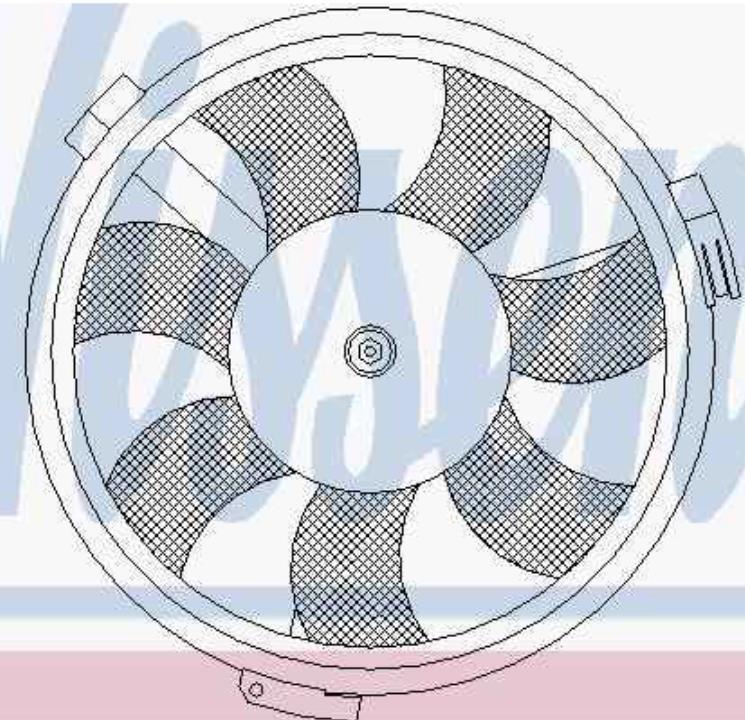 Ventilador del motor 85547 Nissens