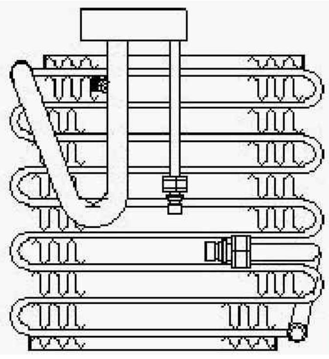 Evaporador, aire acondicionado para Honda Civic (EG)