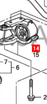 Silentblock de suspensión delantero inferior Honda CR-V 3 RE