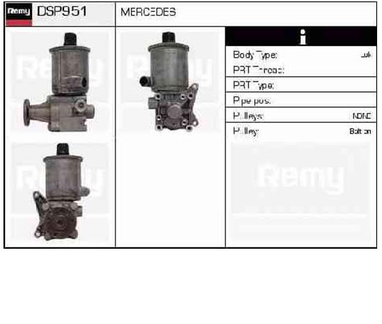 DSP951 Delco Remy bomba hidráulica de dirección