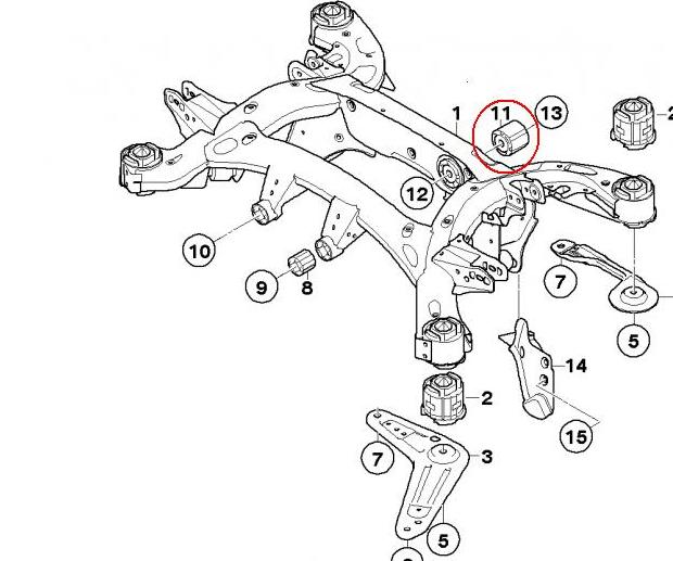 Comprar 33176770948 BMW Silentblock trasero