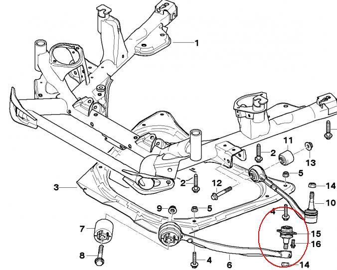 Comprar 31126756491 BMW Rótula inferior de suspensión