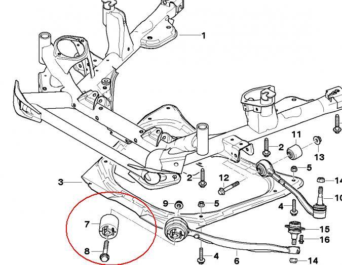 Silentblock de brazo de suspensión BMW 31126769715 precio, desde 17,33 EUR
