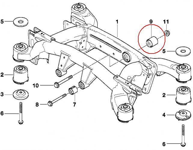 Comprar 33176770456 BMW Silentblock trasero